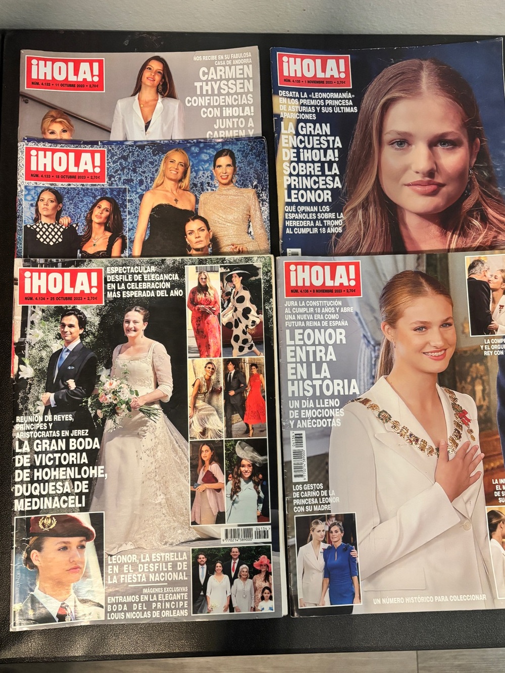 Revista HOLA Spain - bundle of 5 editions